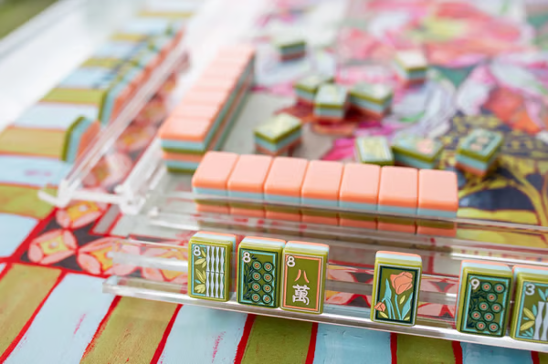 🔥Last Day 50% OFF -🀄Hand-Painted Mahjong Tiles Set