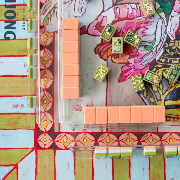 🔥Last Day 50% OFF -🀄Hand-Painted Mahjong Tiles Set