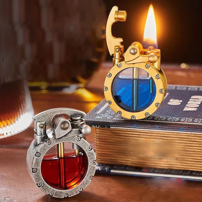 🔥HOT SALE NOW 49% OFF 🎁 - Retro Metal Rocker Kerosene Windproof Lighter-Festivesl