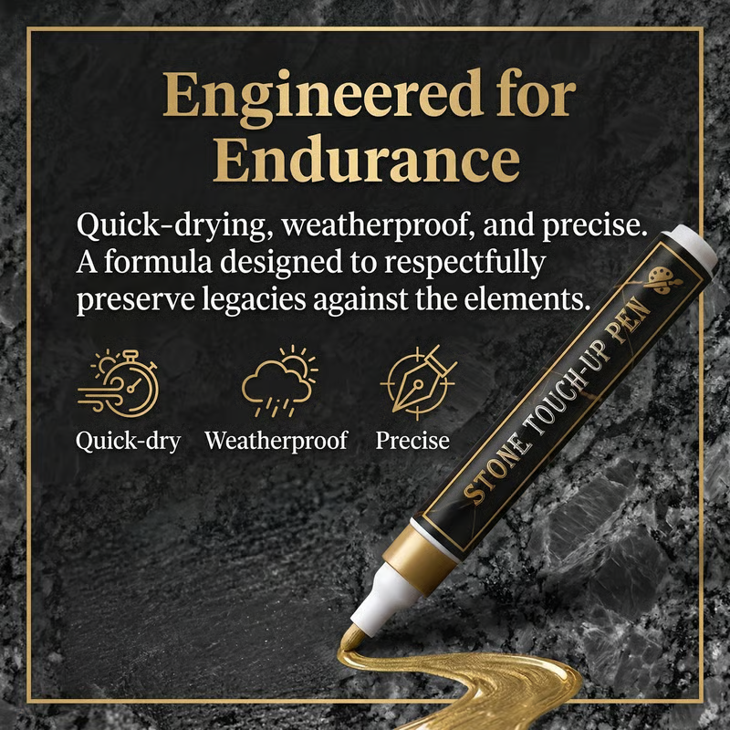 🐦Golden Tombstone Marker Pen for Restoring Faded Grave Inscriptions