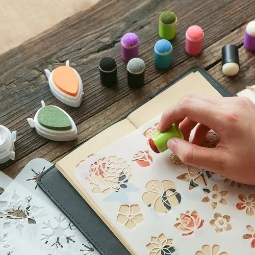 (🎅EARLY CHRISTMAS SALE-49% OFF) DIY sponge finger painting kit 💖 BUY 3 GET FREE SHIPPING-Festivesl