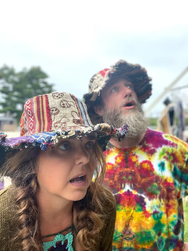 🔥Last Day 49% OFF🎩Patchwork multicolored mushroom Hemp Hat with hidden pocket fedorahats🔥