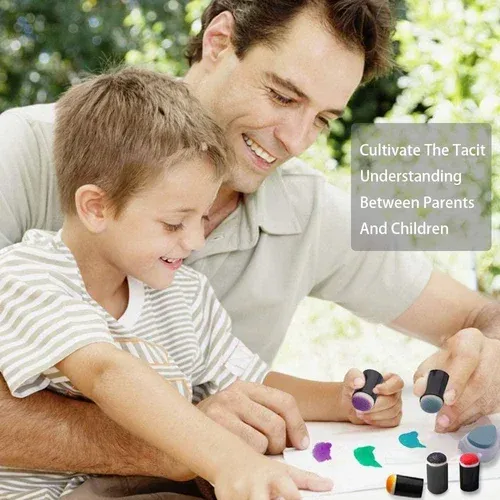 (🎅EARLY CHRISTMAS SALE-49% OFF) DIY sponge finger painting kit 💖 BUY 3 GET FREE SHIPPING-Festivesl