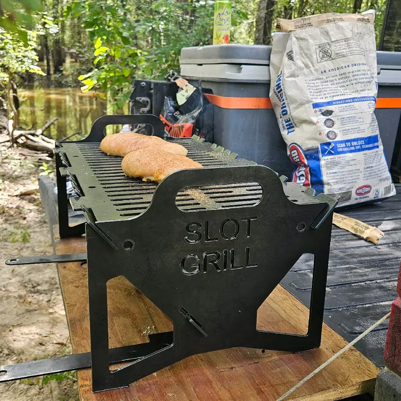 🔥HOT SALE🔥Slot Grill - Collapsible BBQ Grill for Easy Storage Steel