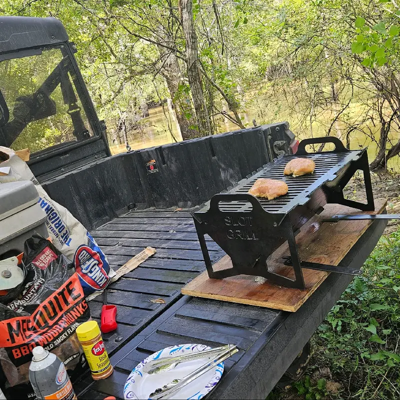 🔥HOT SALE🔥Slot Grill - Collapsible BBQ Grill for Easy Storage Steel