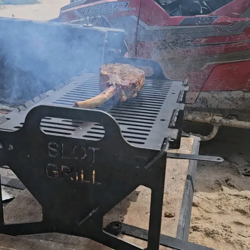 🔥HOT SALE🔥Slot Grill - Collapsible BBQ Grill for Easy Storage Steel