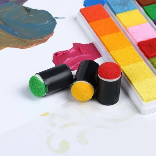 (🎅EARLY CHRISTMAS SALE-49% OFF) DIY sponge finger painting kit 💖 BUY 3 GET FREE SHIPPING-Festivesl