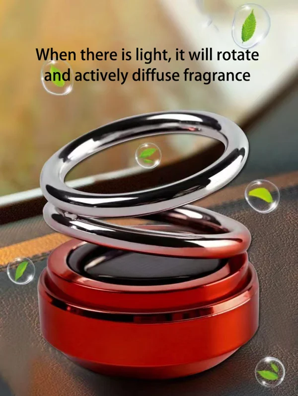 ✨Hot sale✨Solar Rotating Car Aroma Diffuser-Festivesl