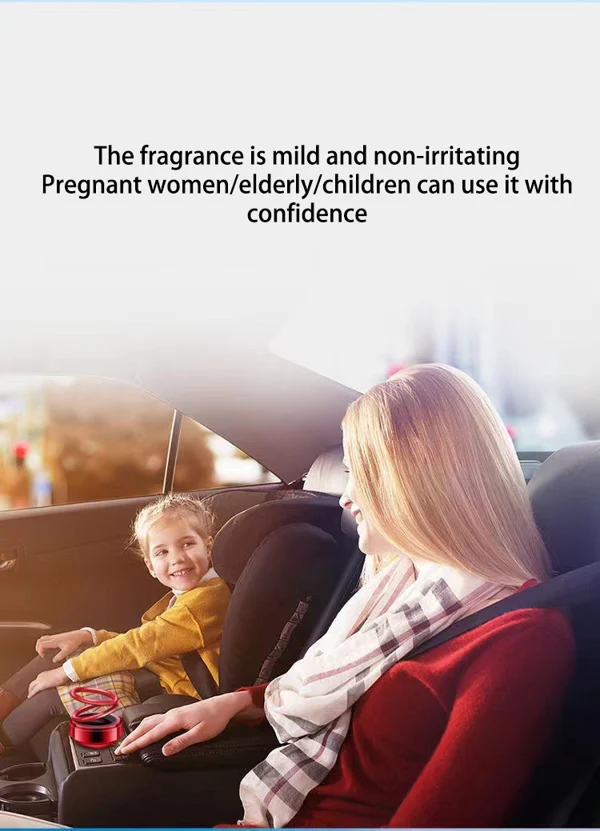 ✨Hot sale✨Solar Rotating Car Aroma Diffuser-Festivesl