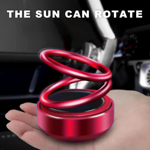✨Hot sale✨Solar Rotating Car Aroma Diffuser-Festivesl