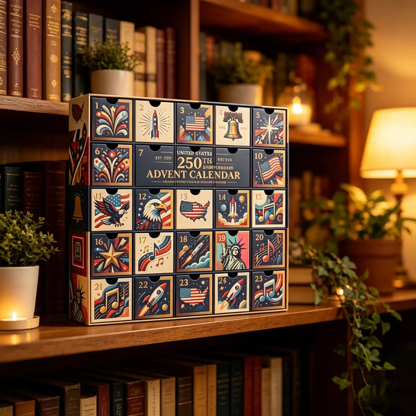 United States 250th Anniversary Advent Calendar | Limited-Edition 25-Day Countdown
