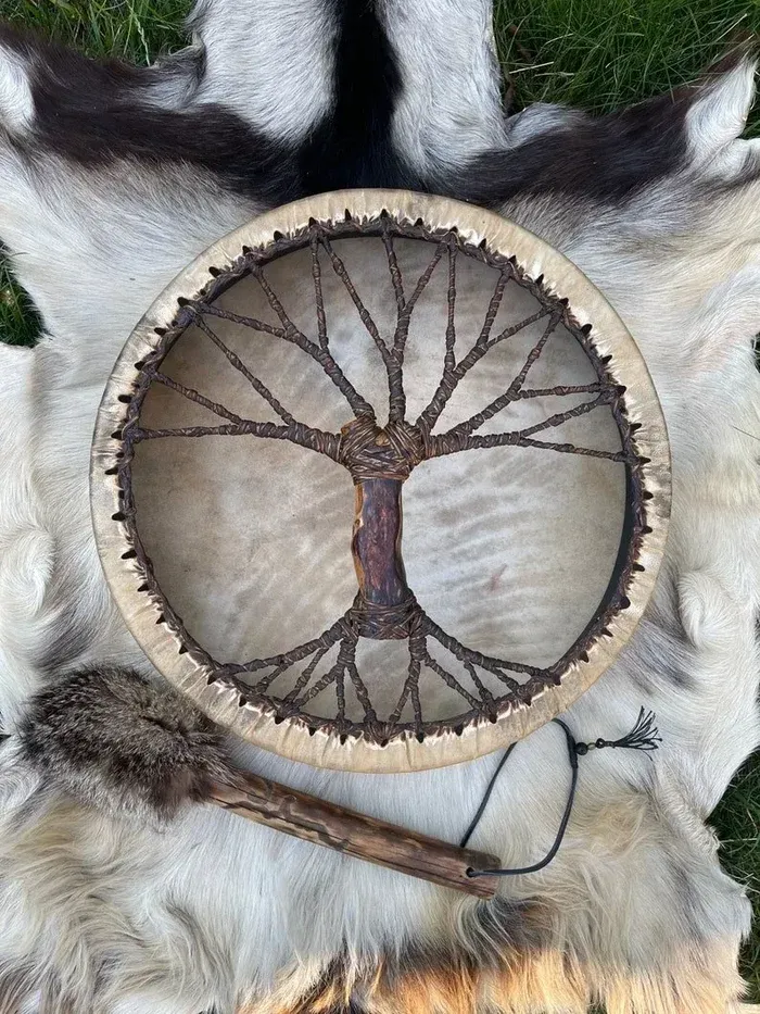 🔥Hot Sale 42% OFF🌳Shaman Drums 'Tree of life' Spirit music-Festivesl