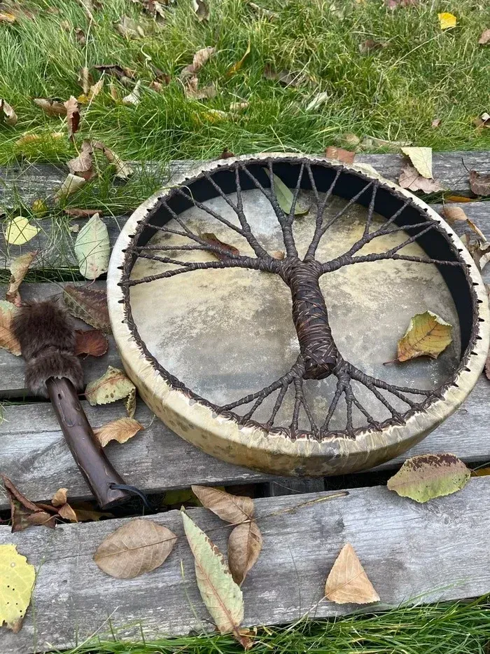 🔥Hot Sale 42% OFF🌳Shaman Drums 'Tree of life' Spirit music-Festivesl
