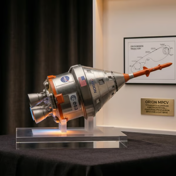 ⚡Free VIP Shipping | 🛰️Precision NASA Orion Spacecraft Model - High-Detail Metal Composite Replica with Pulsing LED Light Base-Festivesl