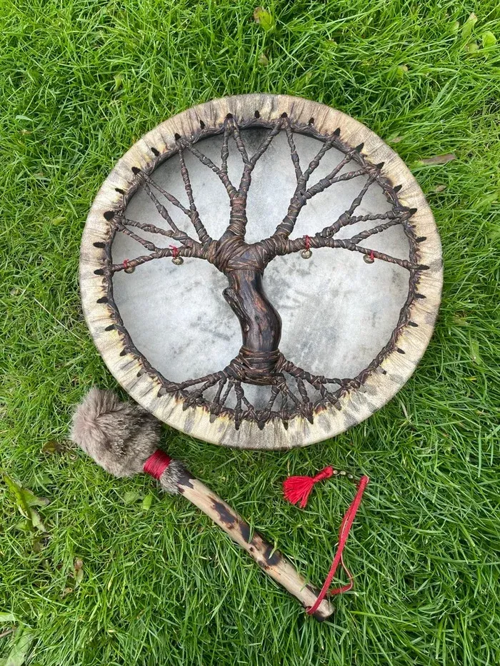 🔥Hot Sale 42% OFF🌳Shaman Drums 'Tree of life' Spirit music-Festivesl