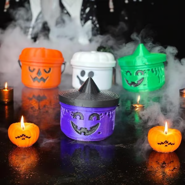 🔥LAST DAY 49% OFF- Spooky Mini Boo Bucket Figurines
