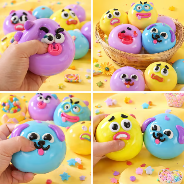 🤪Limited Edition Dog Face Swap Squishy | Cute, Funny & Totally Addictive 💥