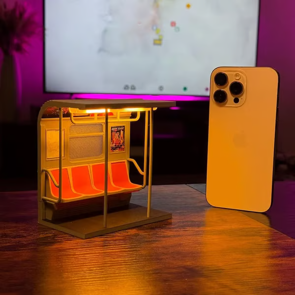 🚇NYC Subway Train Lamp – Includes 3 Interchangeable Posters🔥Buy 2 Free Shipping (Clean, no pee smell🤣)