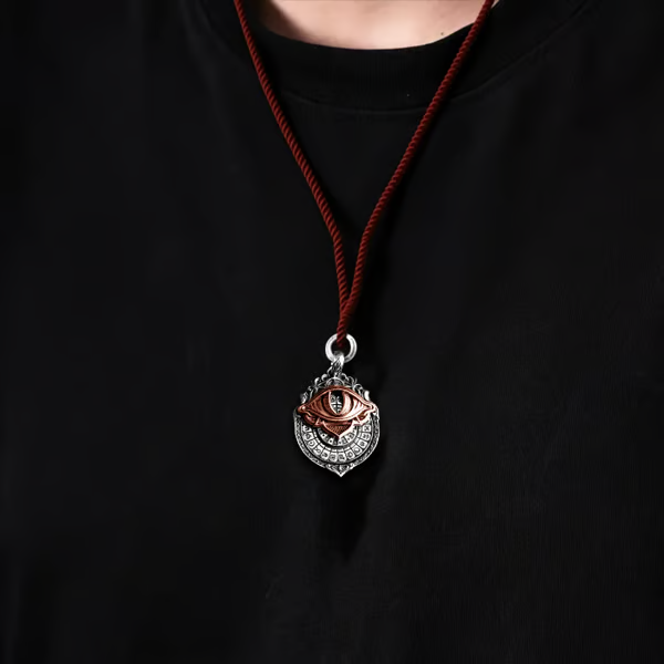 🔥LAST DAY 50% OFF👁️‍🗨️Handmade Tarot Vision Pendant: Connect to Cosmic Wisdom Anytime (❤Cheat Sheet Included)-Festivesl