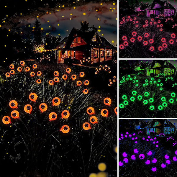 😈Early Halloween 50% OFF-Sale👻Halloween Solar Powered Scary Eyeball Lights-Festivesl