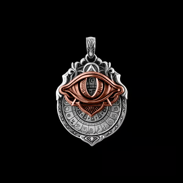 🔥LAST DAY 50% OFF👁️‍🗨️Handmade Tarot Vision Pendant: Connect to Cosmic Wisdom Anytime (❤Cheat Sheet Included)-Festivesl