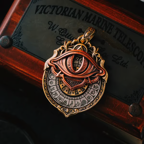 🔥LAST DAY 50% OFF👁️‍🗨️Handmade Tarot Vision Pendant: Connect to Cosmic Wisdom Anytime (❤Cheat Sheet Included)-Festivesl