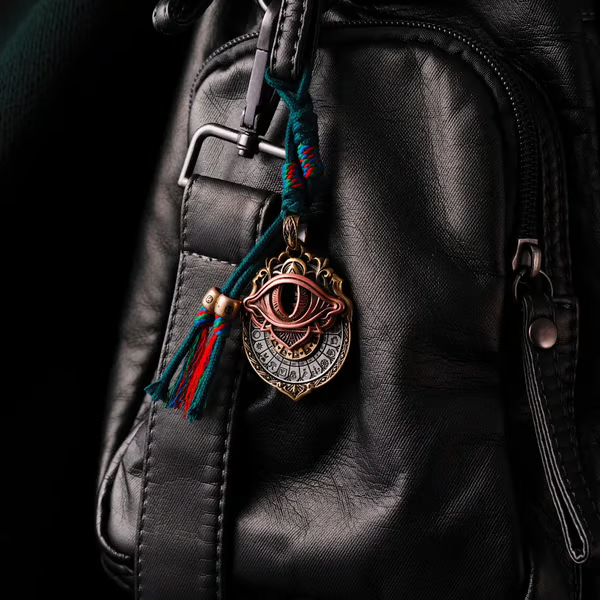 🔥LAST DAY 50% OFF👁️‍🗨️Handmade Tarot Vision Pendant: Connect to Cosmic Wisdom Anytime (❤Cheat Sheet Included)-Festivesl