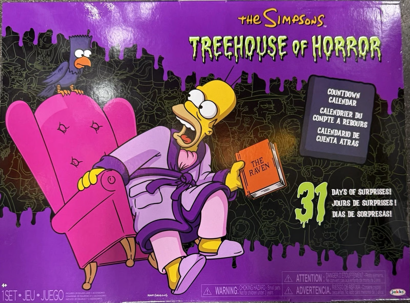 The Simpsons Treehouse of Horror 31 Day Advent Calendar