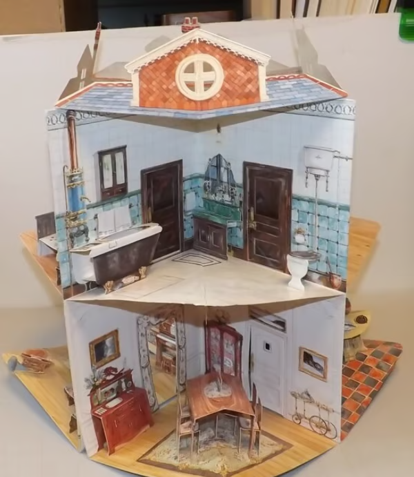 🧸Three Dimensional Edwardian Doll House🏘️⏰32 in stock