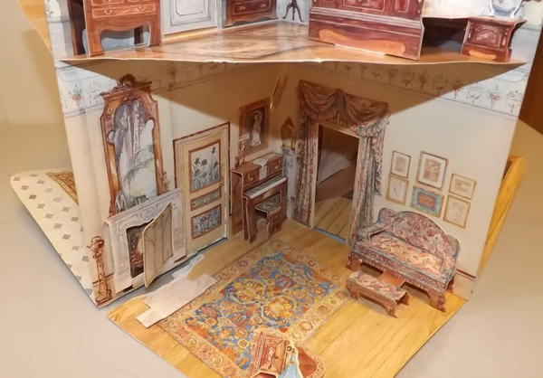 🧸Three Dimensional Edwardian Doll House🏘️⏰32 in stock