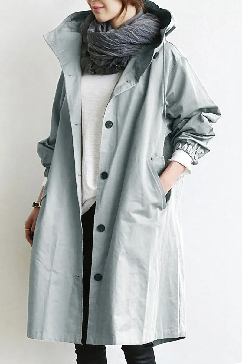 🔥 Last Day 49%OFF🔥 Hooded Trench Coat-Festivesl