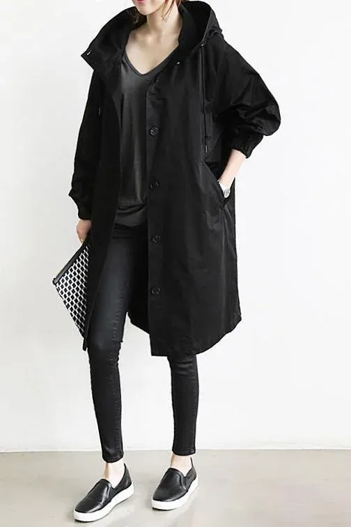 🔥 Last Day 49%OFF🔥 Hooded Trench Coat-Festivesl