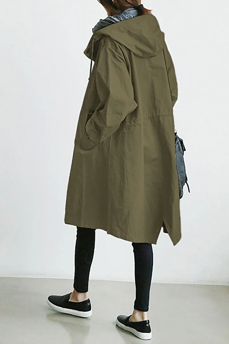 🔥 Last Day 49%OFF🔥 Hooded Trench Coat-Festivesl