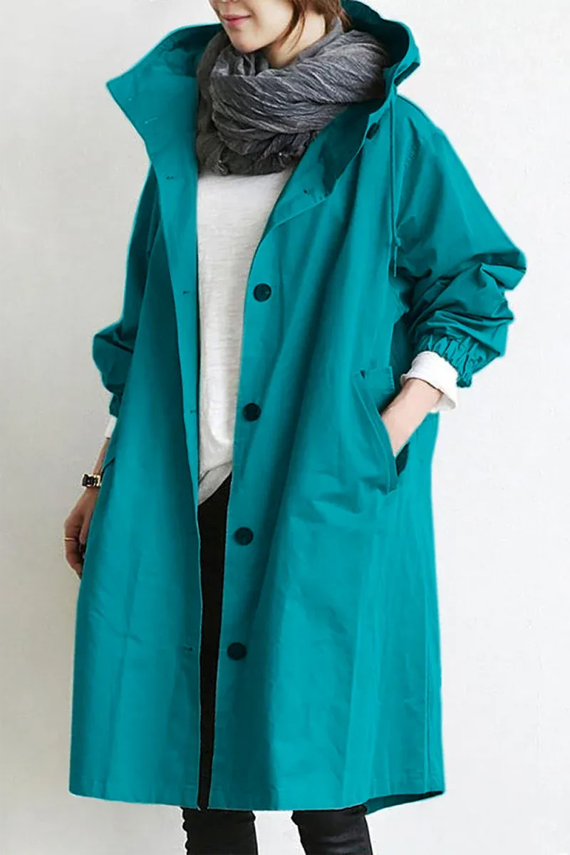 🔥 Last Day 49%OFF🔥 Hooded Trench Coat-Festivesl
