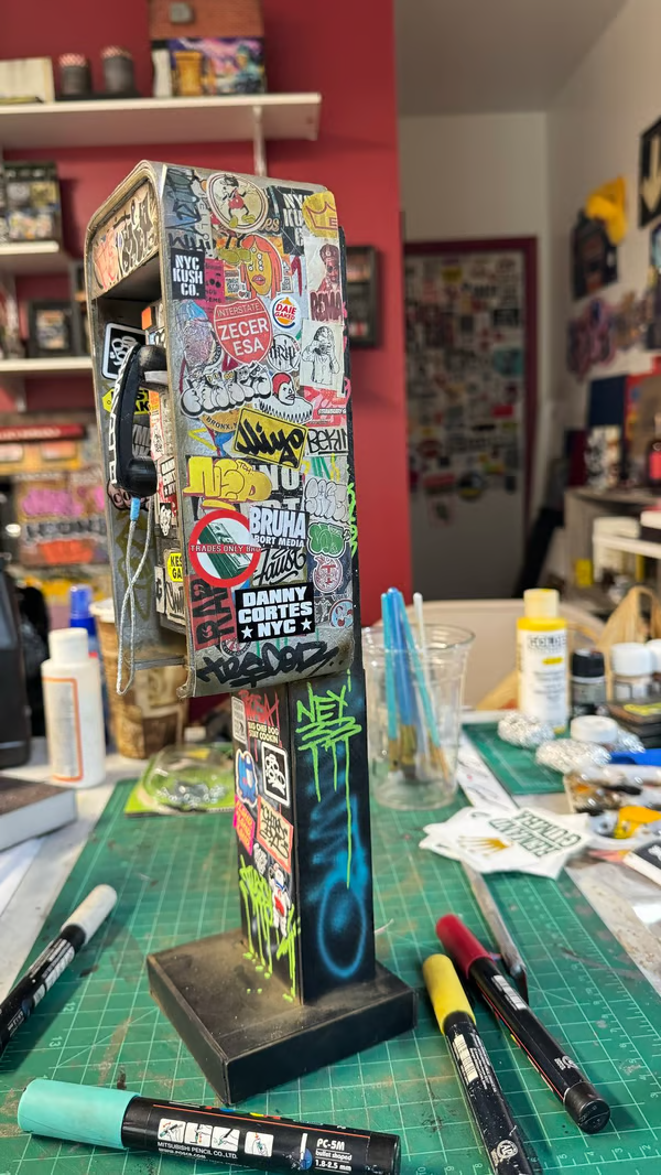 🔥LAST DAY 50% OFF-📞Miniature American Payphone in 1:12 Scale For Action Figure Displays / Toy Photography-Festivesl