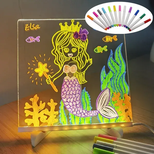 (🌲Early Christmas Sale🎁)-✨LED Note Board with Colors🎨-Festivesl