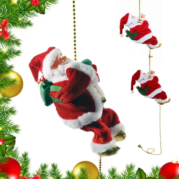 (🎄Early Christmas Promotion- Save 49% Off) Musical Climbing Santa Claus-Festivesl