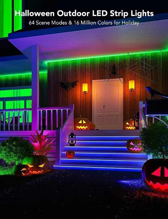🎃Halloween Sale 48% OFF🔥Wi-Fi Bluetooth Smart Led rgbic for outdoor-Festivesl