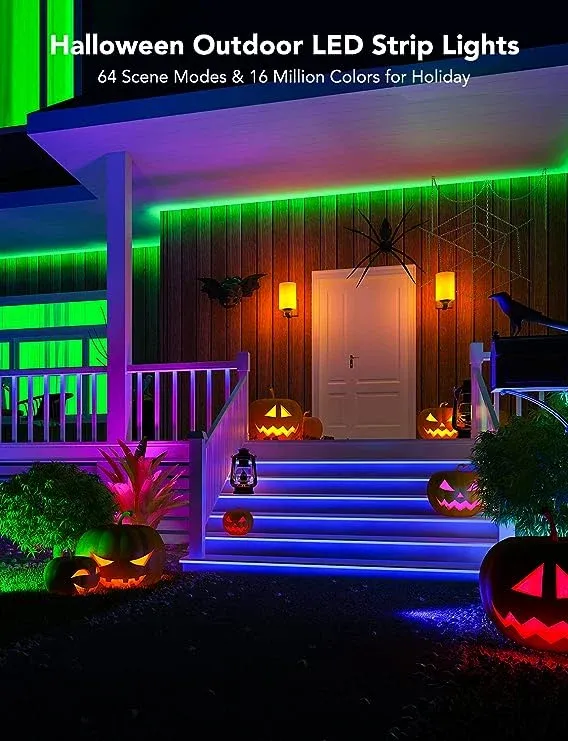 🎃Halloween Sale 48% OFF🔥Wi-Fi Bluetooth Smart Led rgbic for outdoor-Festivesl