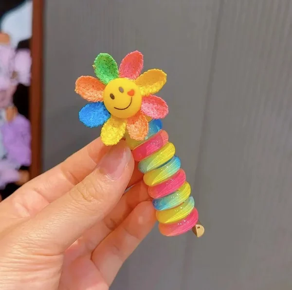 🌲 Early Christmas Sale🎁Colorful Telephone Wire Hair Bands for Kids-Festivesl