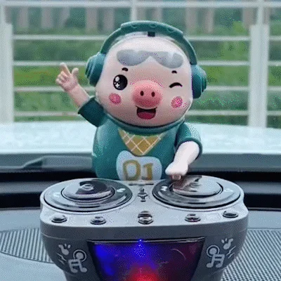 🔥LAST DAY 49% OFF🎁-DJ Swinging Piggy Toy-Festivesl