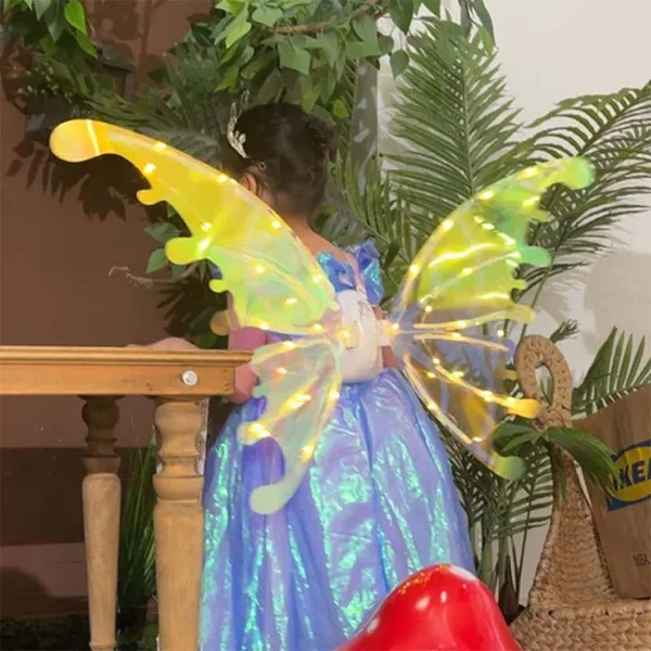 🦋🧚‍♀Electric Butterfly Elf Wings with Glowing Lights-Festivesl