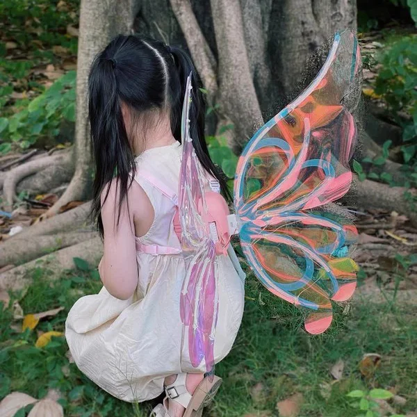 🦋🧚‍♀Electric Butterfly Elf Wings with Glowing Lights-Festivesl