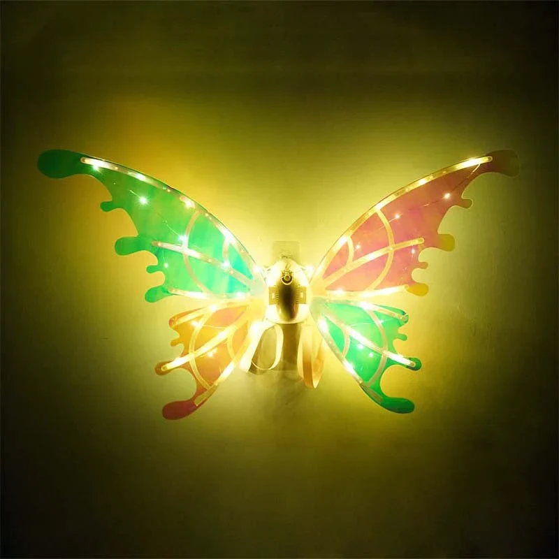 🦋🧚‍♀Electric Butterfly Elf Wings with Glowing Lights-Festivesl
