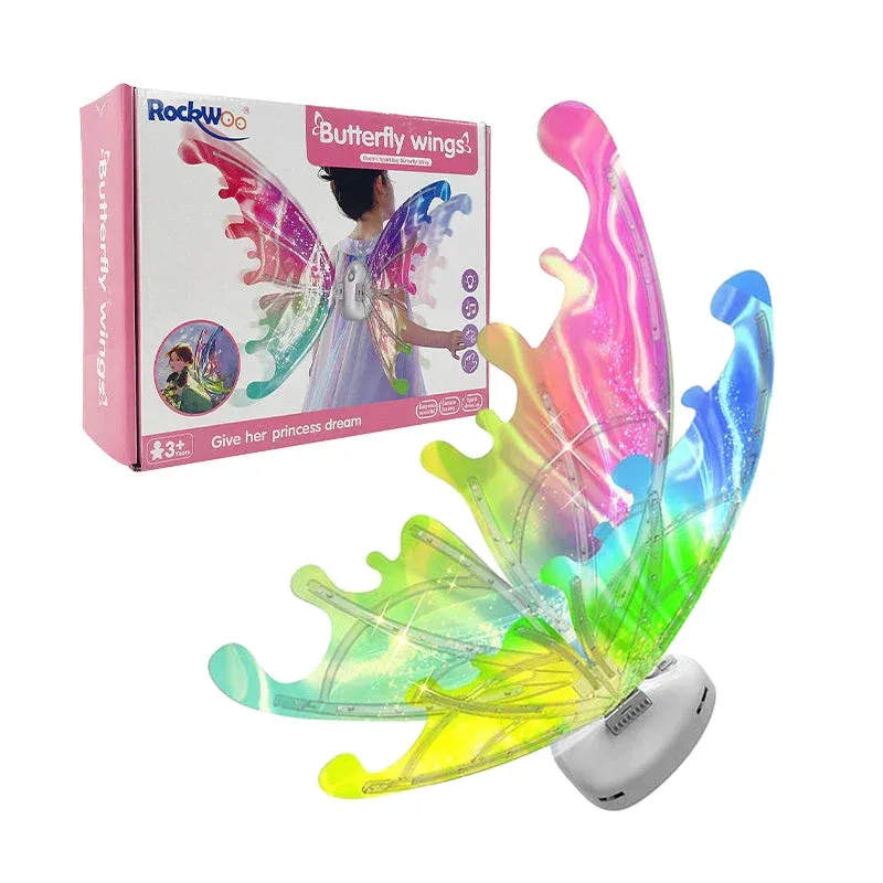 🦋🧚‍♀Electric Butterfly Elf Wings with Glowing Lights-Festivesl