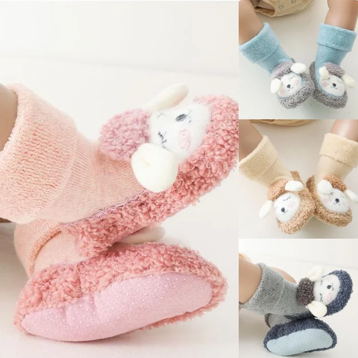 (🎁Hot Sale- 48% OFF🎁) Baby Cartoon Plush Cotton Toddler Shoes - 🔥Buy 2 Get Extra 10％ OFF-Festivesl