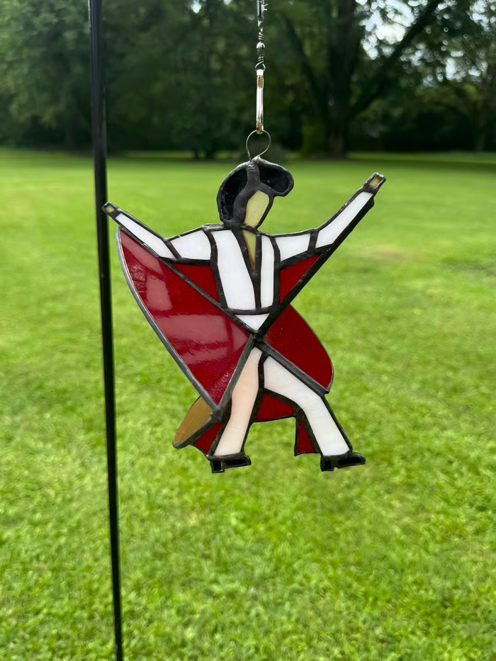 🔥LAST DAY 60% OFF - The Memphis Melody💃🤘 Handmade Stained Glass Spinner