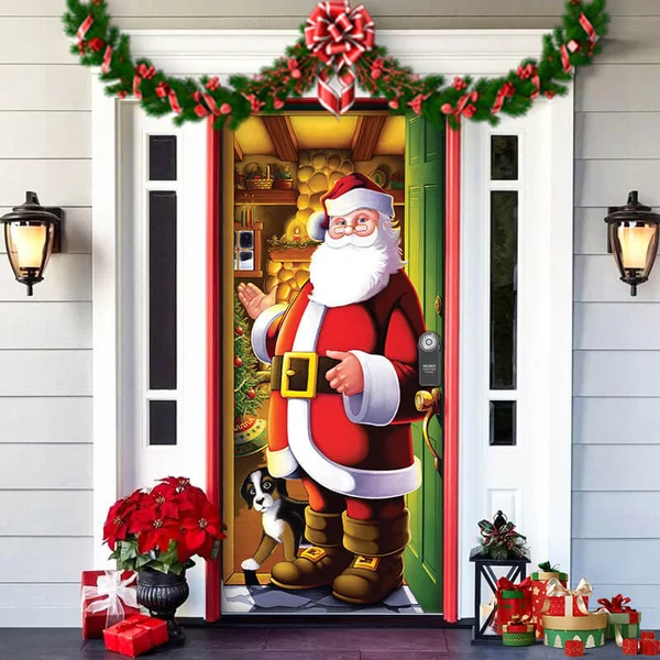 🎅2023 Christmas Door Covers🌲-Festivesl