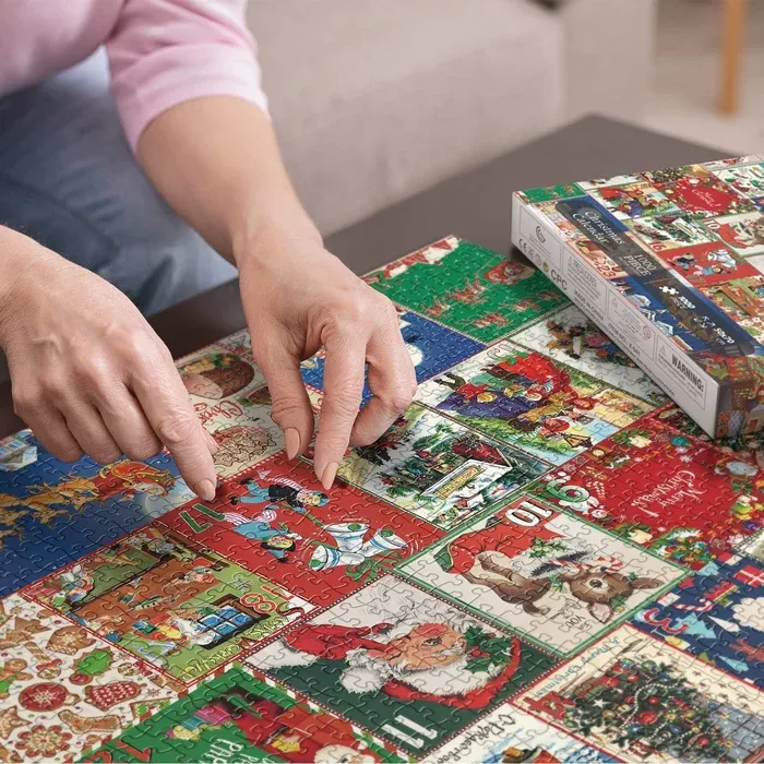 🎄🎅Christmas Calendar Jigsaw Puzzle 1008pcs🧩-Festivesl