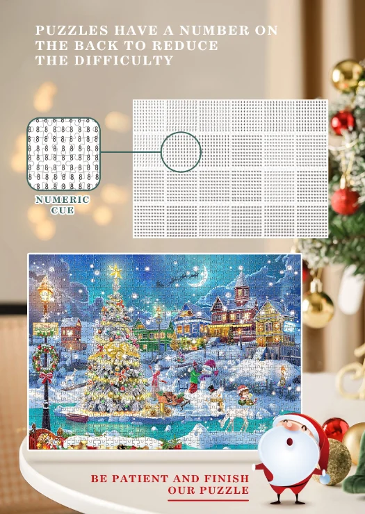🎄🎅Christmas Calendar Jigsaw Puzzle 1008pcs🧩-Festivesl